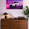 Mustang metal poster wall art in Pakistan