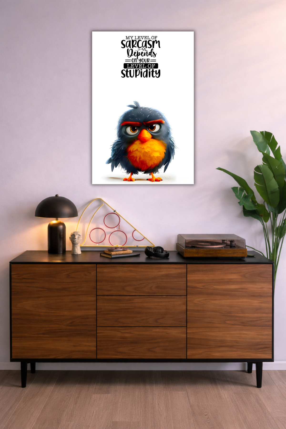 My Level Of Sarcastic metal poster wall art in Pakistan