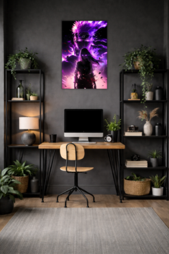 Naruto X Hinata metal poster wall art in Pakistan