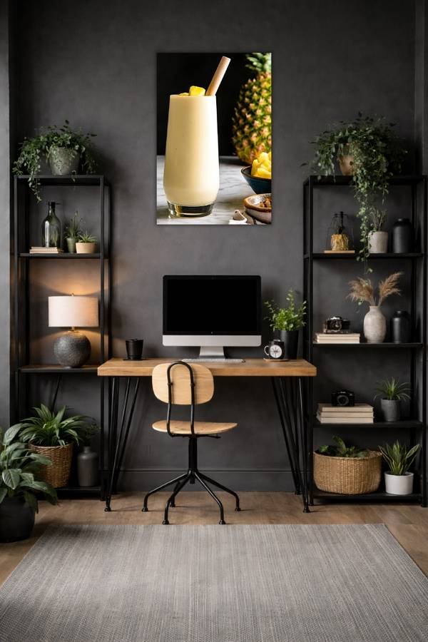 Pineapple Smoothie metal poster wall art in Pakistan