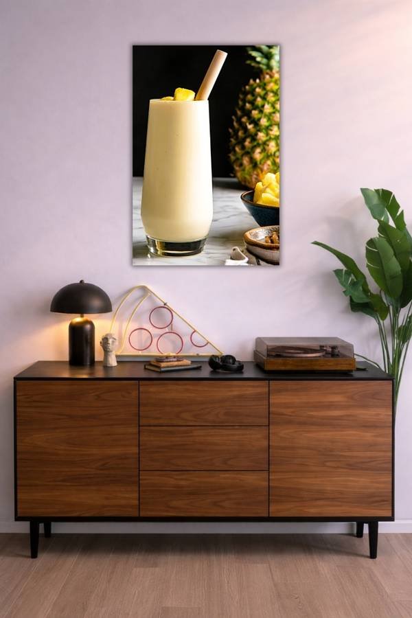 Pineapple Smoothie metal poster wall art in Pakistan