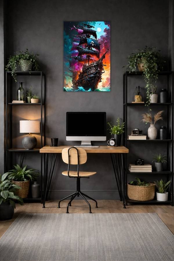 Pirate Of Caribbean metal poster wall art in Pakistan