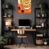 Pizza metal poster wall art in Pakistan