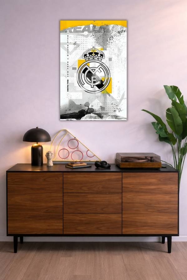 Real Madrid metal poster wall art in Pakistan
