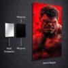 Red Hulk metal poster wall art in Pakistan