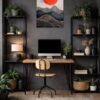 Roter Planet metal poster wall art in Pakistan