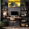 Royal Enfield metal poster wall art in Pakistan