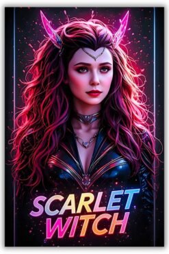 Scarlet Witch metal poster wall art in Pakistan