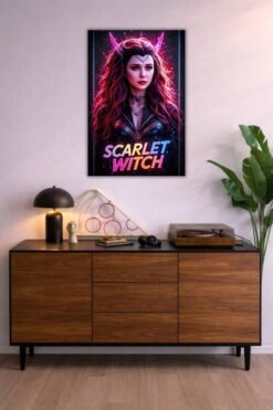 Scarlet Witch metal poster wall art in Pakistan