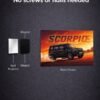 Scorpio metal poster wall art in Pakistan