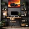 Scorpio metal poster wall art in Pakistan