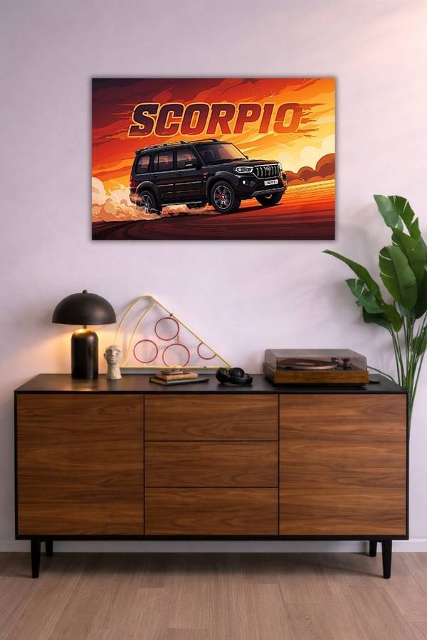 Scorpio metal poster wall art in Pakistan