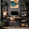 Solar Geometry metal poster wall art in Pakistan
