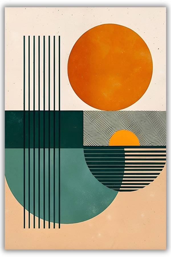 Solar Geometry | Abstract Posters | Metal Posters | Wall Art