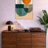 Solar Geometry metal poster wall art in Pakistan