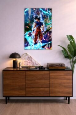 Son Goku metal poster wall art in Pakistan