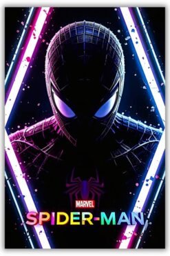 Spider Man metal poster wall art in Pakistan