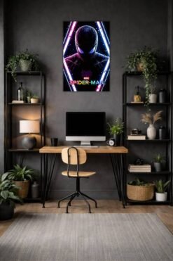 Spider Man metal poster wall art in Pakistan