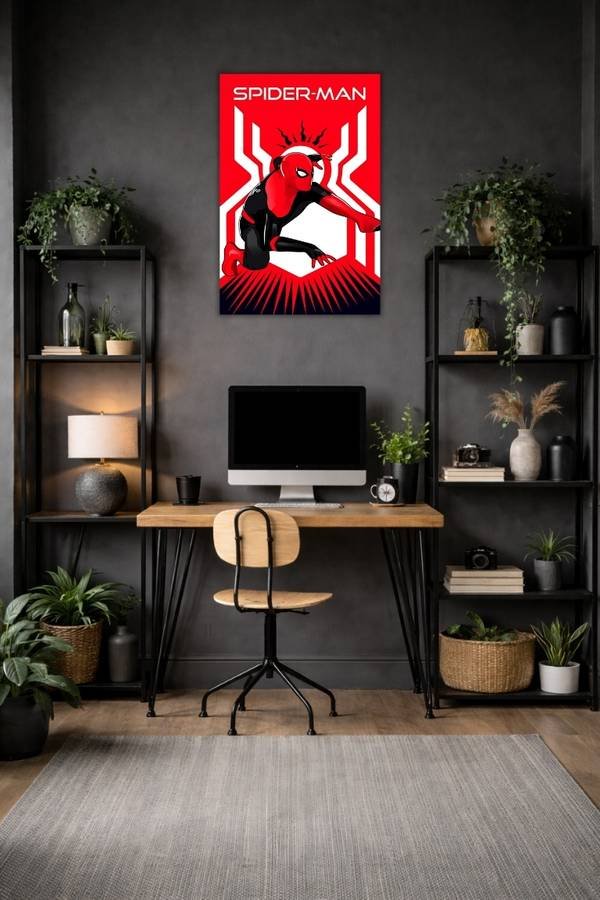 Spider Man metal poster wall art in Pakistan
