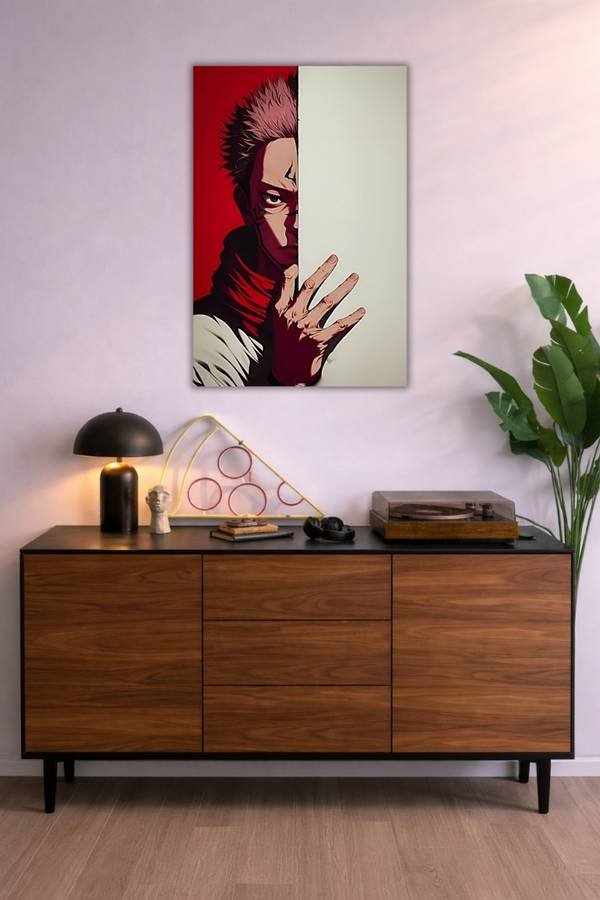Sukuna metal poster wall art in Pakistan