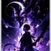 Sung Jinwoo metal poster wall art in Pakistan