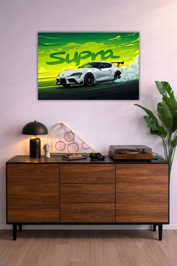 Supra metal poster wall art in Pakistan
