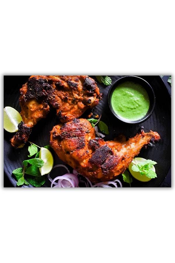 Tandoori Chicken metal poster wall art in Pakistan