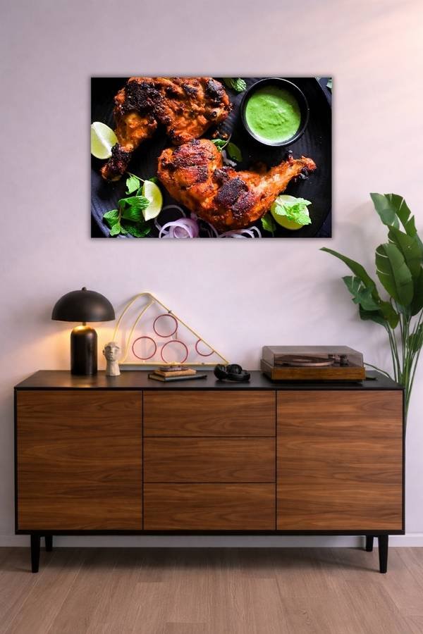 Tandoori Chicken metal poster wall art in Pakistan