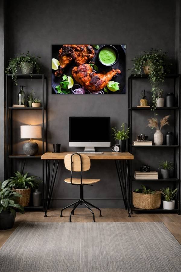 Tandoori Chicken metal poster wall art in Pakistan