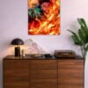 Tanjiro Kamado metal poster wall art in Pakistan
