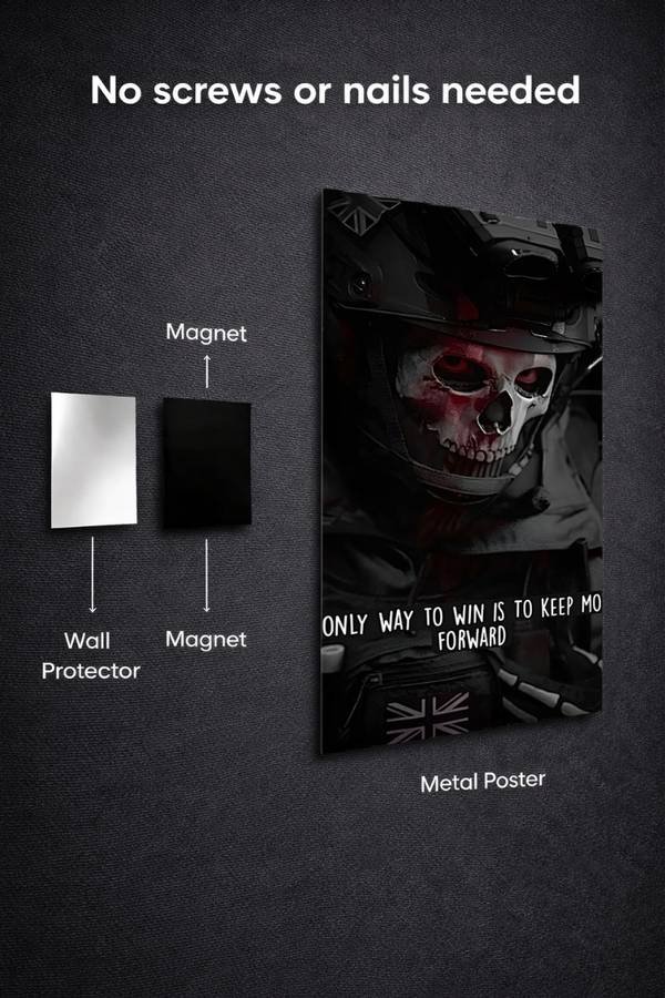 The Way To Win metal poster wall art in Pakistan
