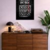 Think Outside metal poster wall art in Pakistan