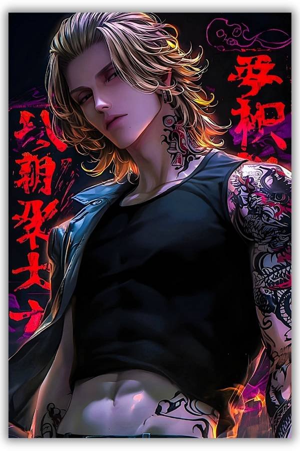 Tokyo Revengers metal poster wall art in Pakistan
