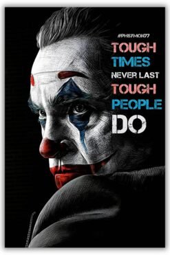 Tough Time metal poster wall art in Pakistan