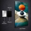 Tranquil Tones metal poster wall art in Pakistan