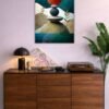 Tranquil Tones metal poster wall art in Pakistan