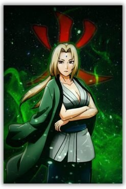 Tsunade metal poster wall art in Pakistan