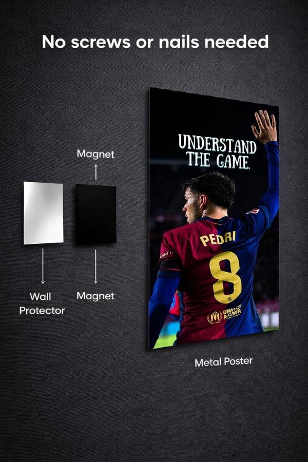 Understand The Game metal poster wall art in Pakistan
