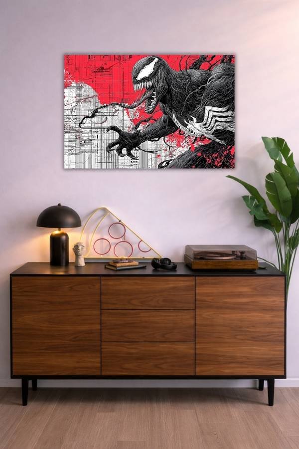 Venom metal poster wall art in Pakistan