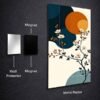 Vihara Sakura metal poster wall art in Pakistan