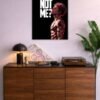 Why Not Me Jujutsu Kaisen metal poster wall art in Pakistan