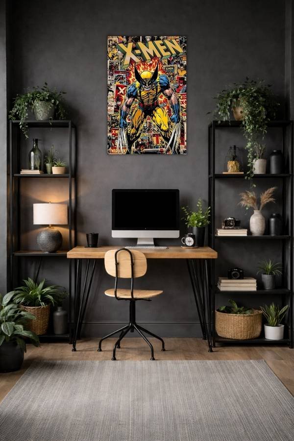 Wolverine metal poster wall art in Pakistan