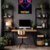 Wolverine metal poster wall art in Pakistan