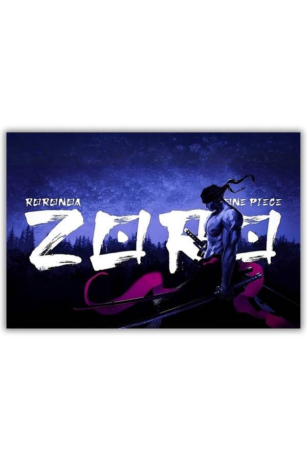 Zoro metal poster wall art in Pakistan