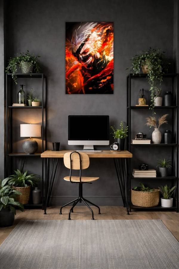 Ken Kaneki metal poster wall art in Pakistan