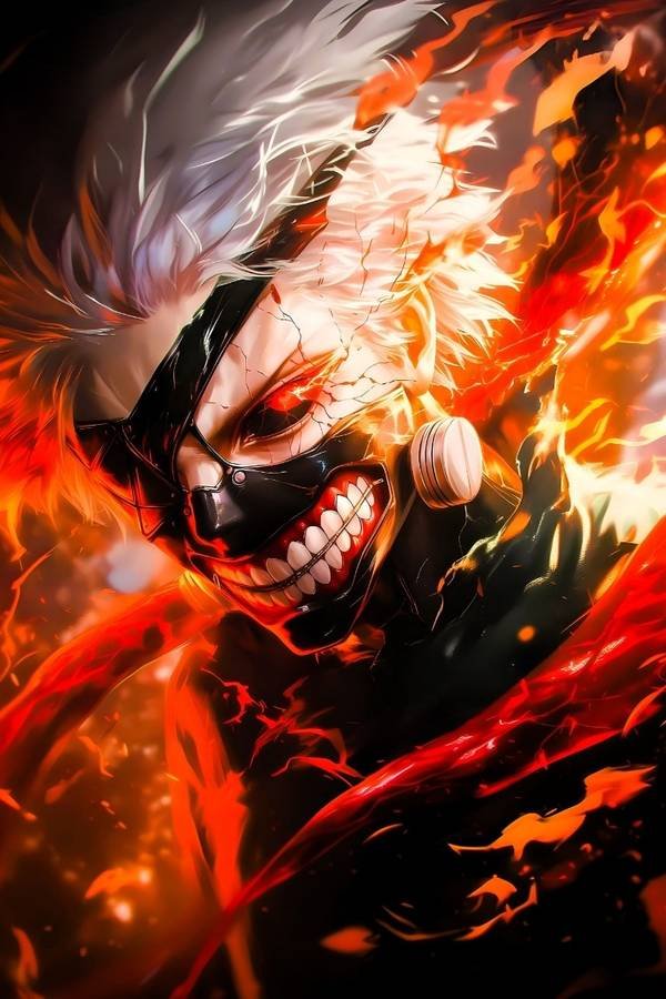 Ken Kaneki metal poster wall art in Pakistan
