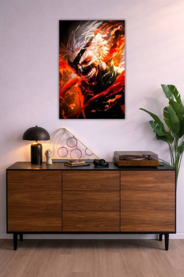 Ken Kaneki metal poster wall art in Pakistan