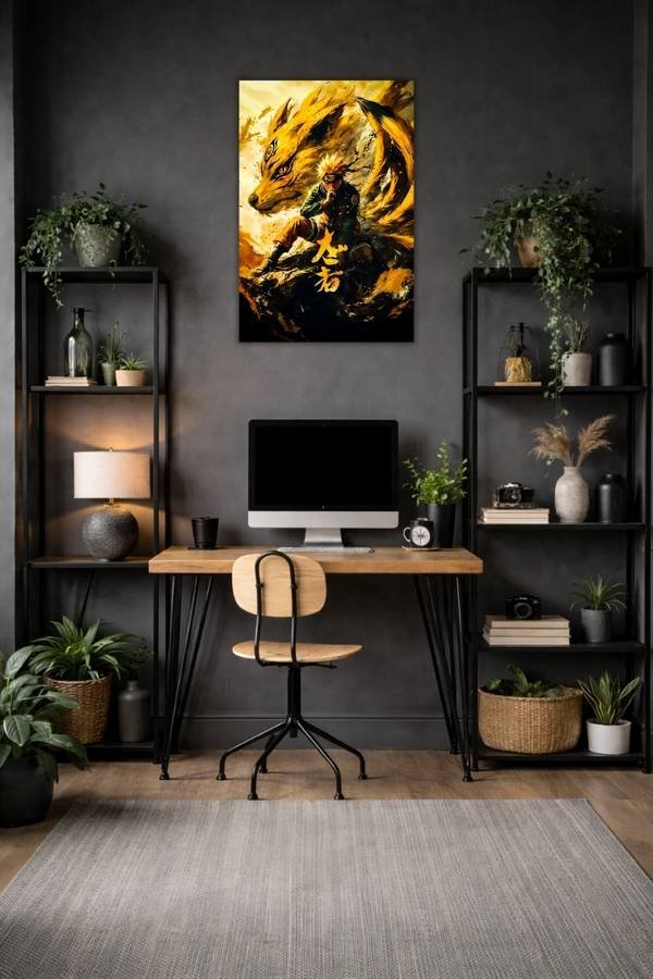 Naruto Uzumaki metal poster wall art in Pakistan