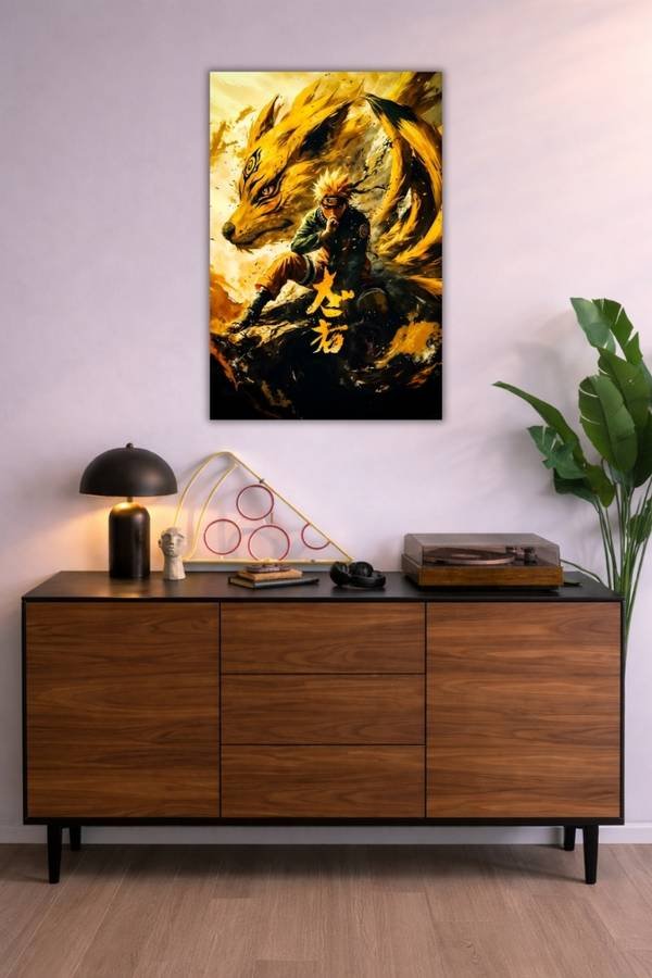 Naruto Uzumaki metal poster wall art in Pakistan