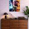 Naruto X Kakashi X Sasuke metal poster wall art in Pakistan